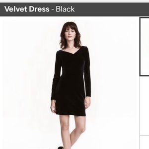 H&M Velvet Dress